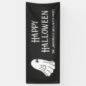 ハロウィンの幽霊 横断幕 (縦)