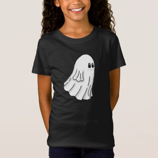 ハロウィンの幽霊 Tシャツ (正面)