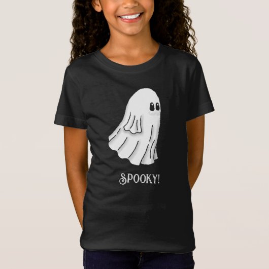 ハロウィンの幽霊 Tシャツ (正面)