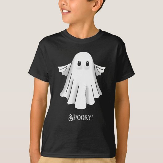 ハロウィンの幽霊 Tシャツ (正面)