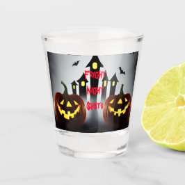 ハロウィンの怖いカツボジャックオランタン  ショットグラス