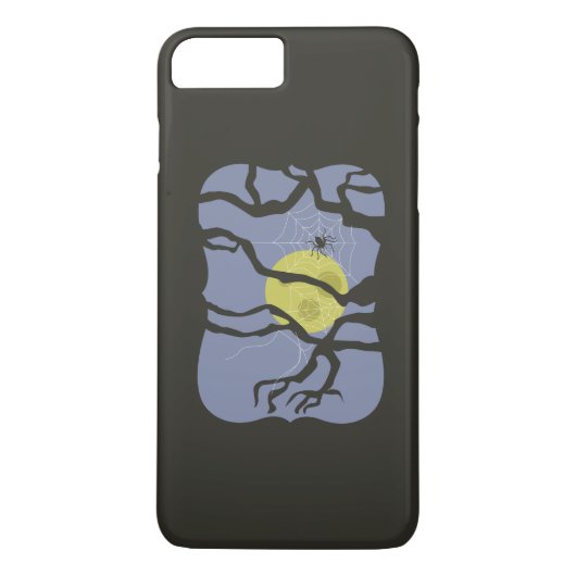 ハロウィンの怖いクモ Case-Mate iPhoneケース (裏面)