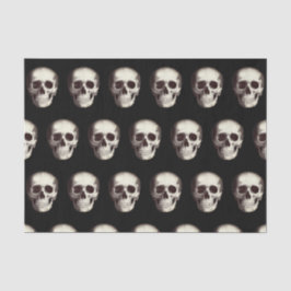 ハロウィンの怖いドクロ柄 薄葉紙