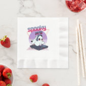 ハロウィンの怖いパーティー 縁ありランチョンナプキン (インサイチュ)
