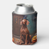ハロウィンの怖いヴィズスラカボチャ 缶クーラー (缶正面)