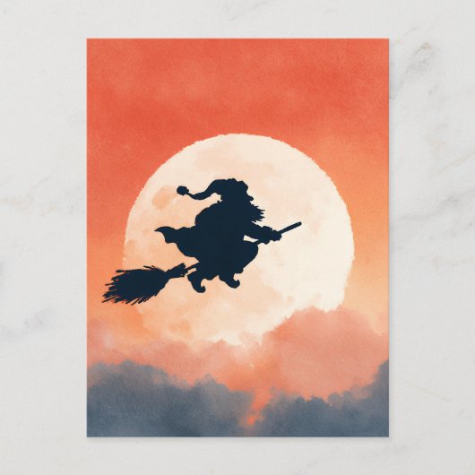 ハロウィンの怖い夜 ポストカード (正面)