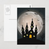 ハロウィンの怖い夜 ポストカード (正面/裏面)