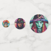 ハロウィンの怖い生き物たち コンフェッティ (裏面)
