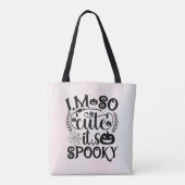 ハロウィンの怖可愛い トートバッグ (裏面)