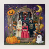 ハロウィンの思い出写真 ジグソーパズル (縦)