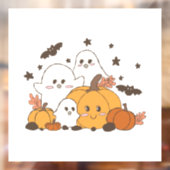 ハロウィンの思い出、コスチューム、お菓子を集めよう ウィンドウサイン (シート2)