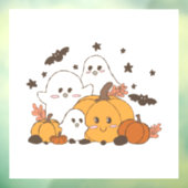 ハロウィンの思い出、コスチューム、お菓子を集めよう ウィンドウサイン (シート3)