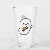 ハロウィンの思い出、コスチューム、お菓子を集めよう タンブラーグラス (正面)