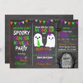 ハロウィンの性は招待状を明らかにします 招待状 (正面/裏面)