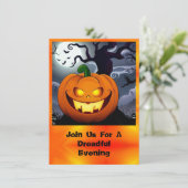 ハロウィンの恐ろしい夜にご参加を 招待状 (スタンド正面)