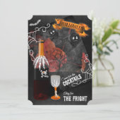 ハロウィンの恐怖の夜のカクテルパーティーに滞在 招待状 (スタンド正面)