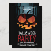 ハロウィンの恐怖の招待状 招待状 (正面/裏面)