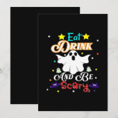 ハロウィンの恐怖を満喫しよう ハッピーハロウィンデー シーズンカード (正面/裏面)