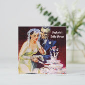 ハロウィンの恐怖花嫁及び運命のブライダルシャワー 招待状 (スタンド正面)