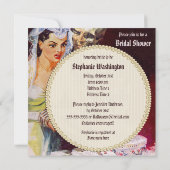 ハロウィンの恐怖花嫁及び運命のブライダルシャワー 招待状 (裏面)