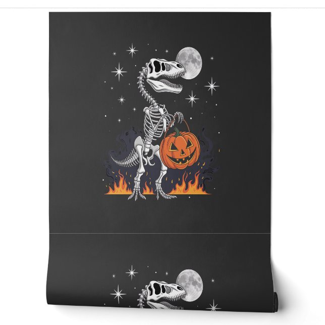 ハロウィンの恐竜 スプーキーサウルス 壁紙 (ほどく)