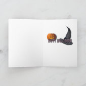 ハロウィンの悪夢-プードル-チョコレート カード (内部)