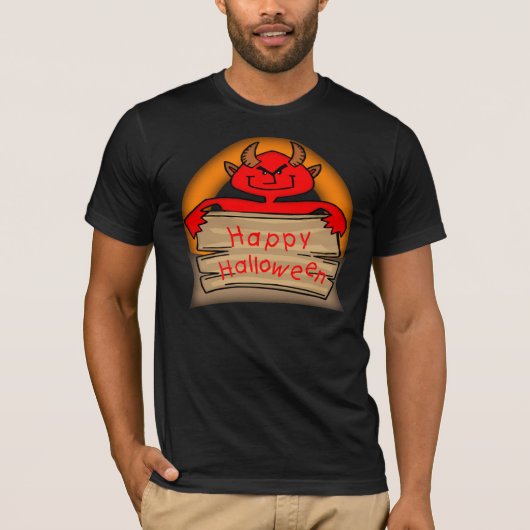 ハロウィンの悪魔のTシャツ Tシャツ (正面)