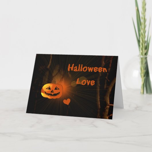 ハロウィンの愛 カード (正面)
