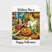 ハロウィンの懐かしい思い出を願って シーズンカード (正面)