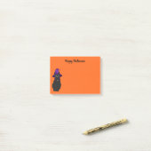 ハロウィンの投稿メモ ポストイット (デスク上)