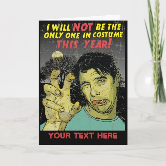 ハロウィンの招待カードテンプレート 招待状 (正面)