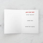 ハロウィンの招待カードテンプレート 招待状 (内部)