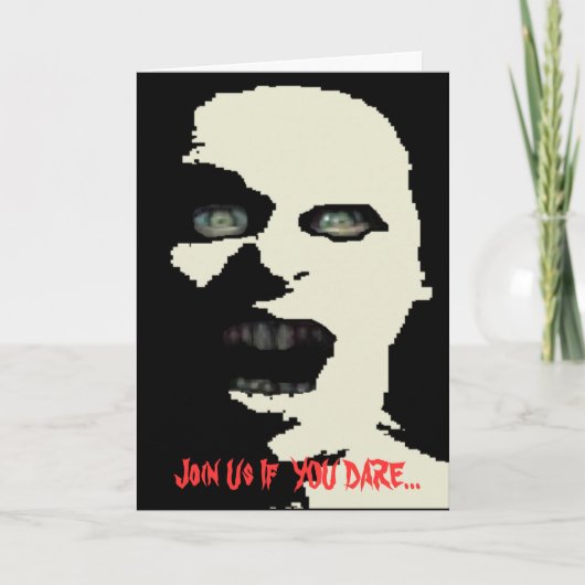 ハロウィンの招待状カード 招待状 (正面)