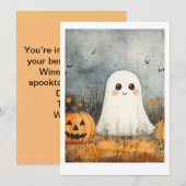 ハロウィンの招待状 招待状 (正面/裏面)