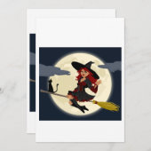 ハロウィンの招待状 招待状 (正面/裏面)