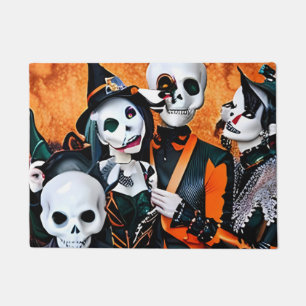 ハロウィンの持ちこたえ ドアマット