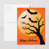 ハロウィンの挨拶ポストカード ポストカード (正面/裏面)