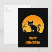 ハロウィンの挨拶ポストカード ポストカード (正面/裏面)