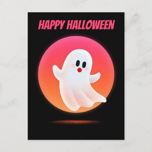 ハロウィンの挨拶ポストカード ポストカード (正面)