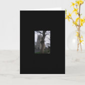 ハロウィンの挨拶状 カード (黄色い花)