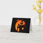 ハロウィンの挨拶/ノート1 カード (黄色い花)