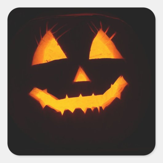 ハロウィンの日おめでとう、最高の母へ スクエアシール (正面)