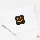 ハロウィンの日おめでとう、最高の母へ スクエアシール (封筒)