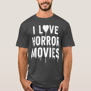 ハロウィンの日にホラー映画が大好きな友達 Tシャツ