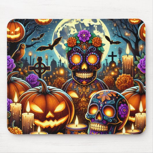 ハロウィンの日のマウスパッド マウスパッド (正面)