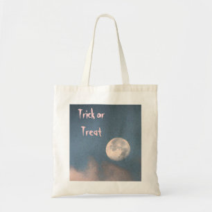 ハロウィンの日の出の月 トートバッグ