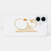 ハロウィンの日 31 クモの巣 iPhone 16ケース (裏面横)