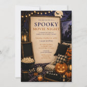 ハロウィンの映画夜 招待状 (正面)