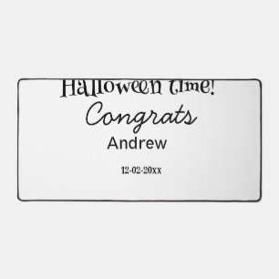 ハロウィンの時期おめでとう 名前 日付 年度 卒業 デスクマット
