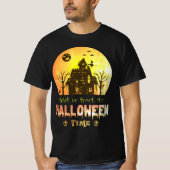 ハロウィンの時期がやってきた Trick or Treat Tシャツ (正面)